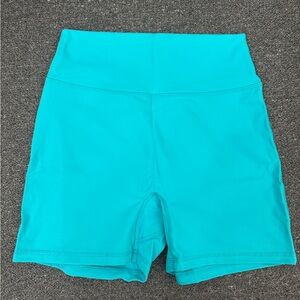 BuffBunny Shorts - Light Teal Blue